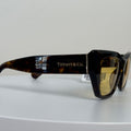 Tiffany Co Eyeglasses Sunglasses in Tortoise Acetate with Yellow Lenses TF4230