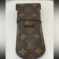 Authentic LOUIS VUITTON Monogram Etui Lunette Rabat Eyeglasses Sunglasses Case