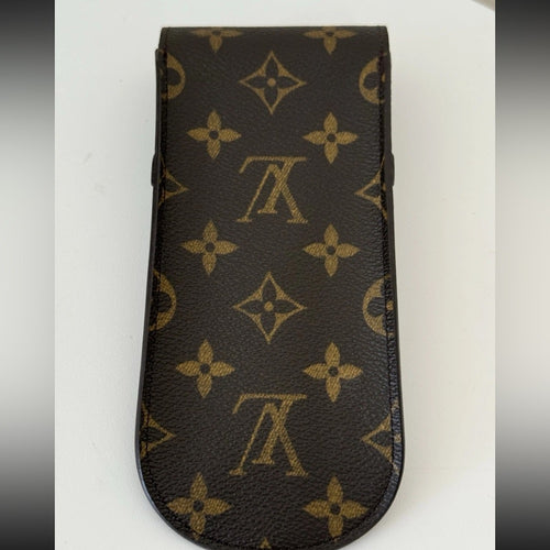 Authentic LOUIS VUITTON Monogram Etui Lunette Rabat Eyeglasses Sunglasses Case