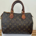 Louis Vuitton Speedy 25 Brown Canvas Bag