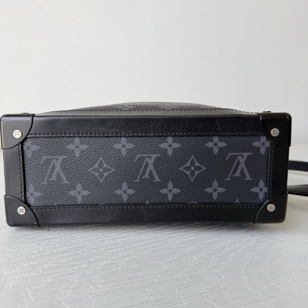 Louis Vuitton Soft Trunk Bag Monogram Eclipse Canvas