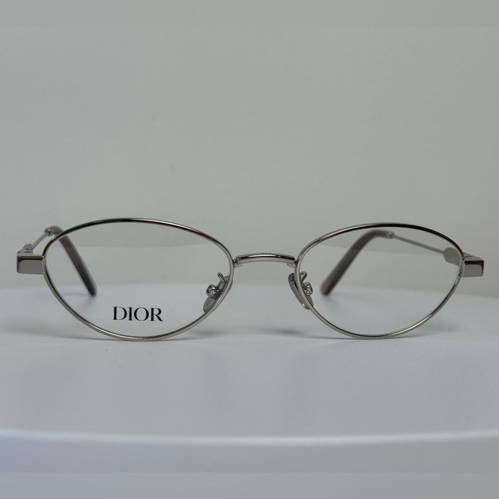 Dior Eyeglasses Silver Cannage Frame F000 51/19 140 NEW
