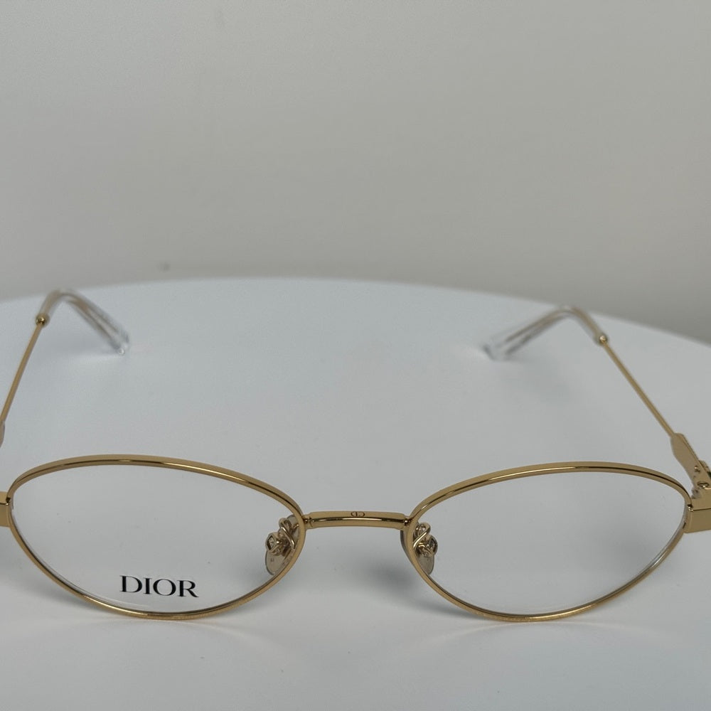 Dior Eyeglasses Gold Frame Cannage O B000 51/19 140
