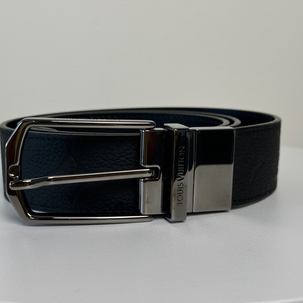 Louis Vuitton Slender 35mm Reversible Belt For Men 90/36 Black