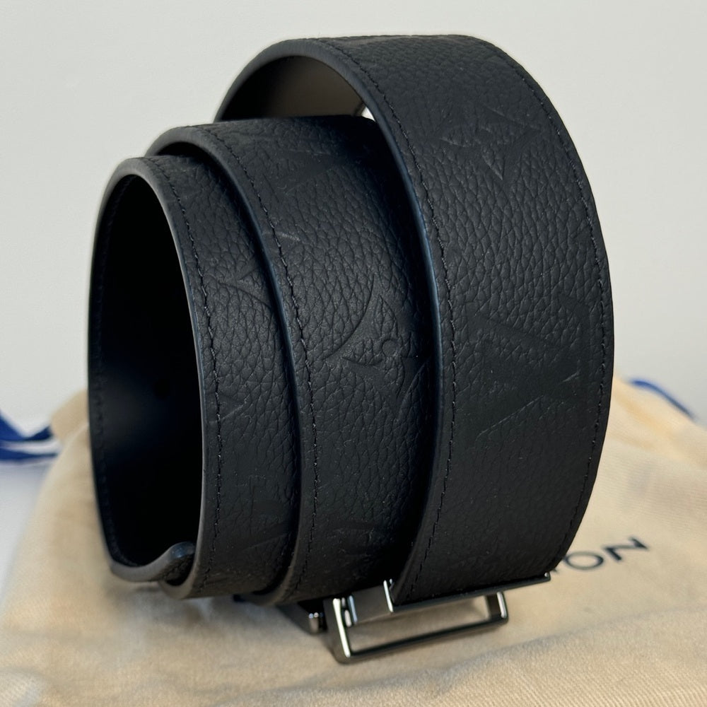 Louis Vuitton Slender 35mm Reversible Belt For Men 90/36 Black