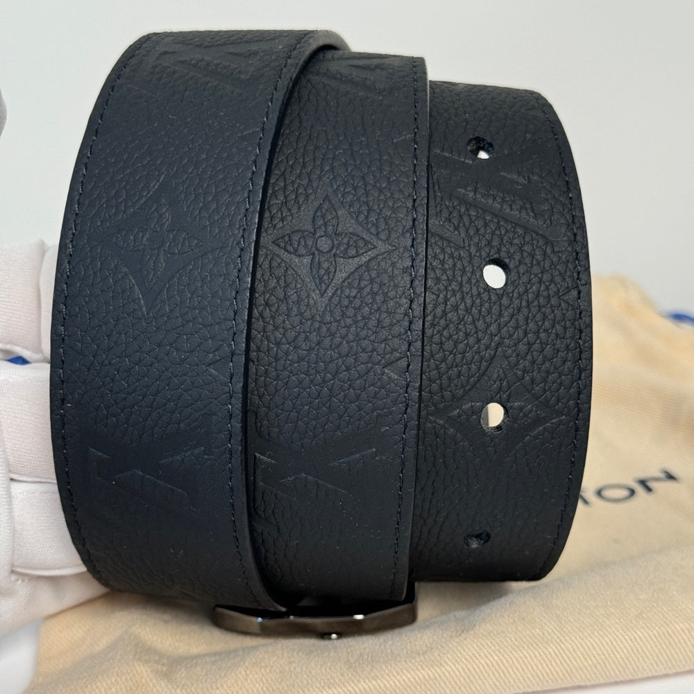 Louis Vuitton Slender 35mm Reversible Belt For Men 90/36 Black