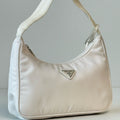 PRADA Tessuto Nylon Mini Re-Edition 2000 Bag White