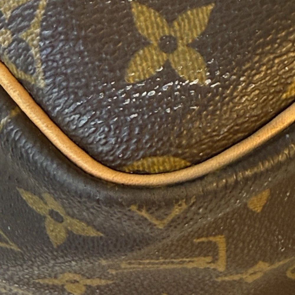 Louis Vuitton Keepall Bandouliere 55 Monogram Brown Canvas Duffle Bag