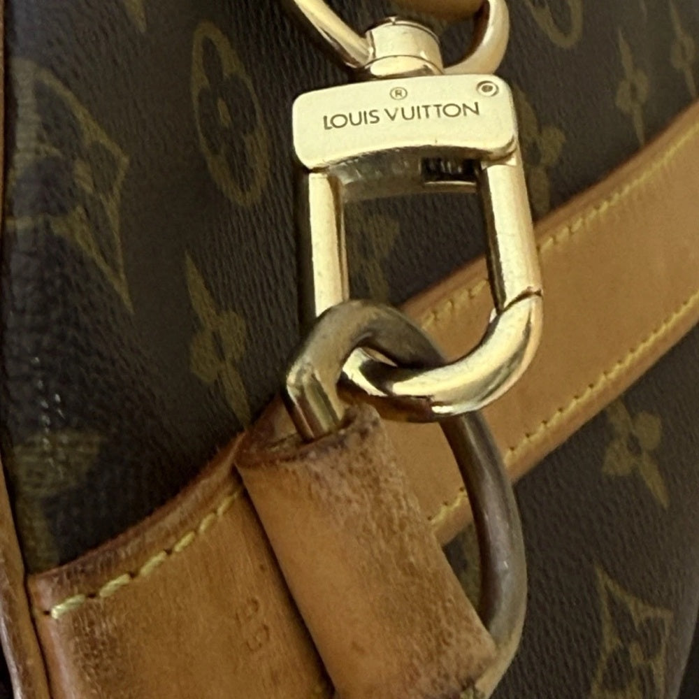 Louis Vuitton Keepall Bandouliere 55 Monogram Brown Canvas Duffle Bag