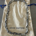 Louis Vuitton Chain Monogram Stailless Steel Necklace