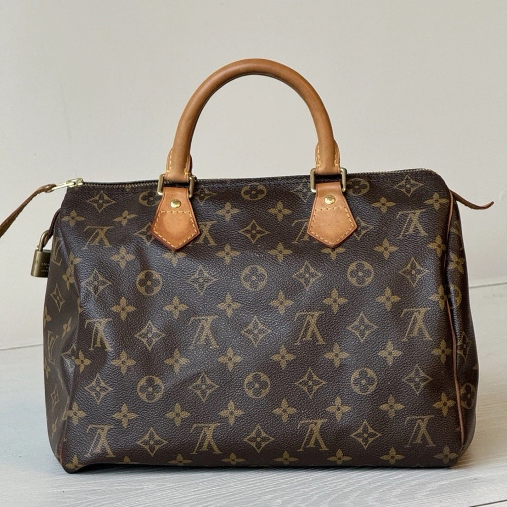 Louis Vuitton Speedy 30 Monogram Canvas Handbag