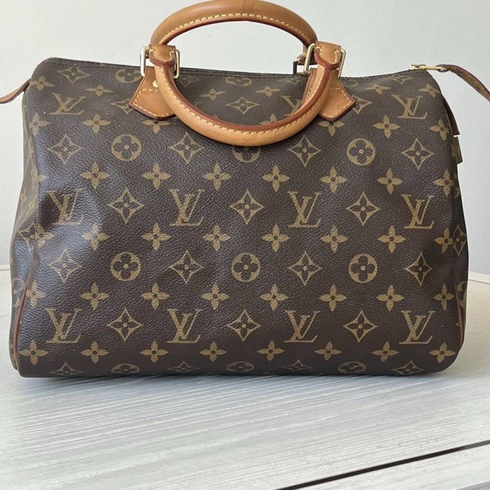 Louis Vuitton Speedy 30 Monogram Canvas Handbag