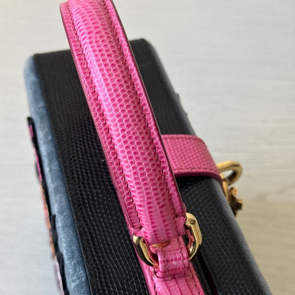 Dolce Gabbana Dolce Box Velvet Boom Bag