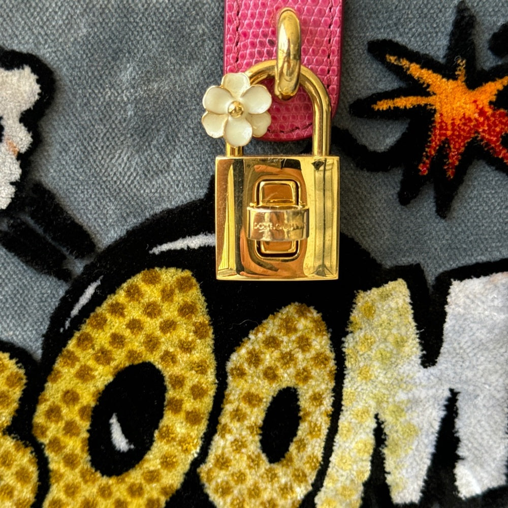 Dolce Gabbana Dolce Box Velvet Boom Bag