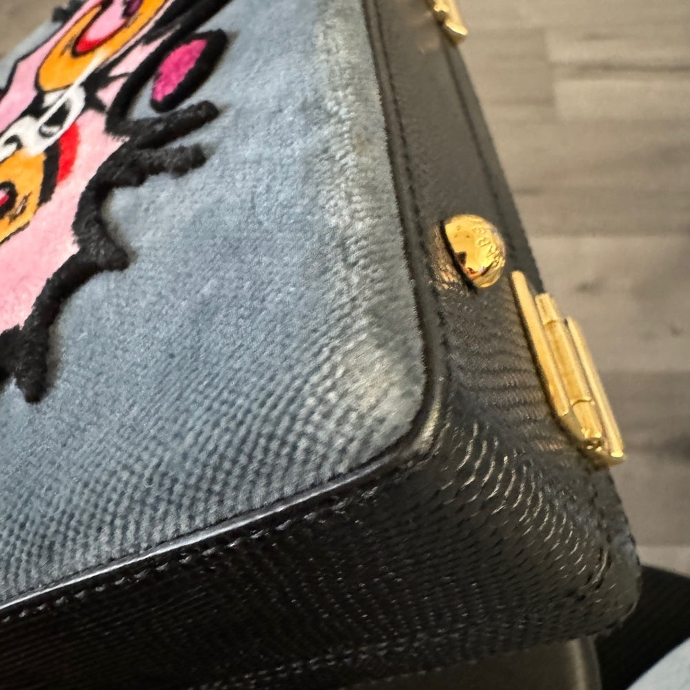 Dolce Gabbana Dolce Box Velvet Boom Bag