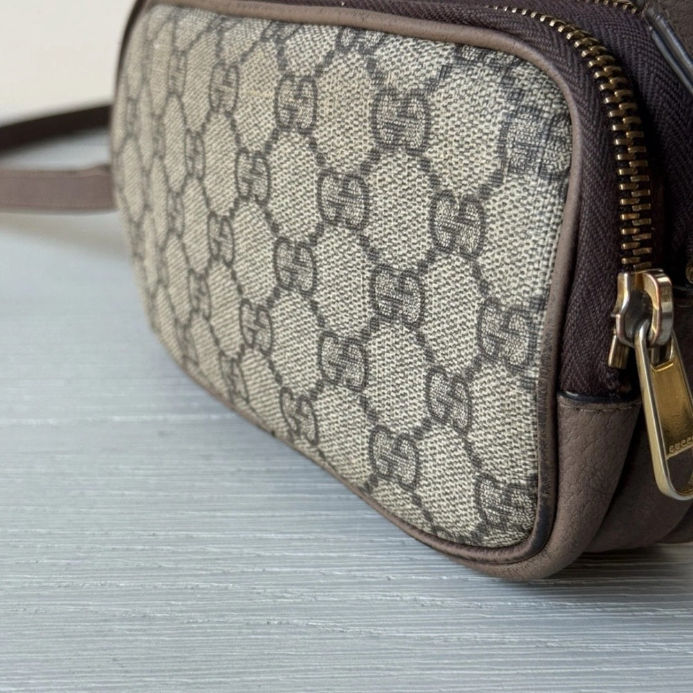 Gucci Ophidia GG Triple Zipped Crossbody Bag