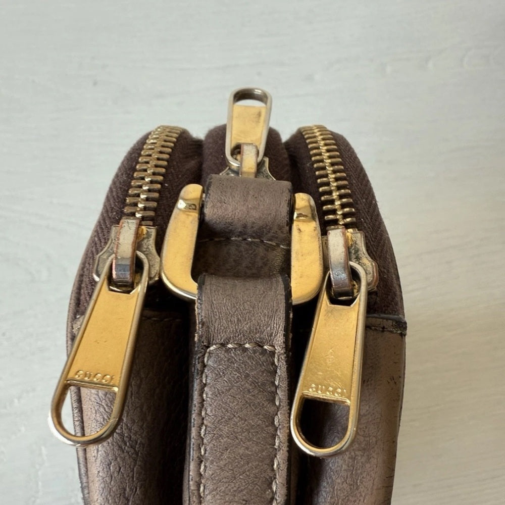 Gucci Ophidia GG Triple Zipped Crossbody Bag
