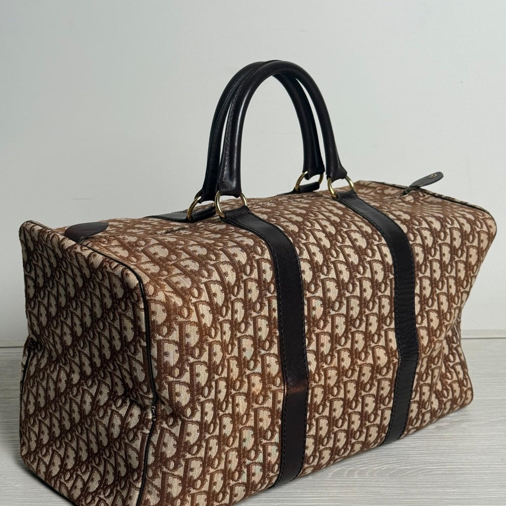 Dior Vintage Diorisssimo Monogram Brown Boston Bag