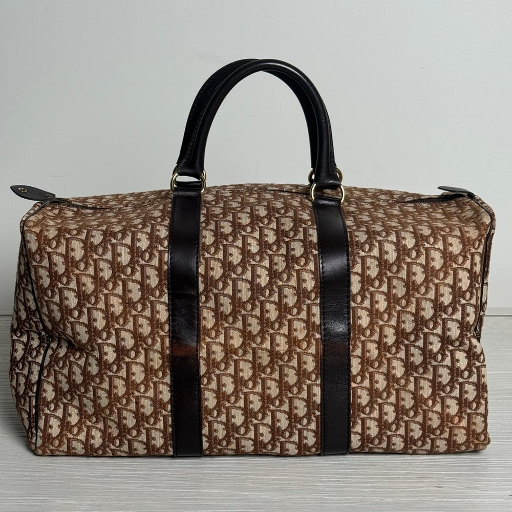 Dior Vintage Diorisssimo Monogram Brown Boston Bag