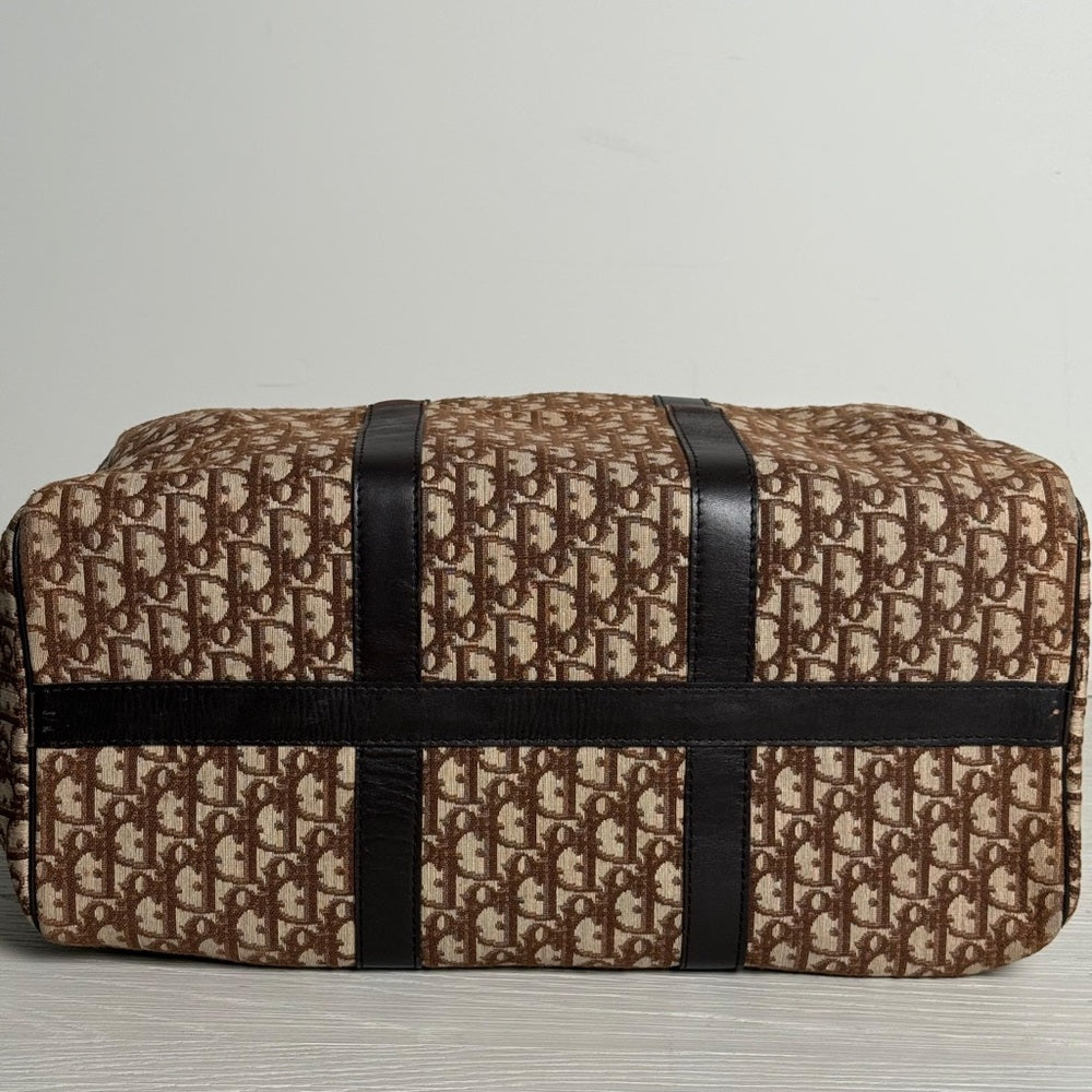 Dior Vintage Diorisssimo Monogram Brown Boston Bag