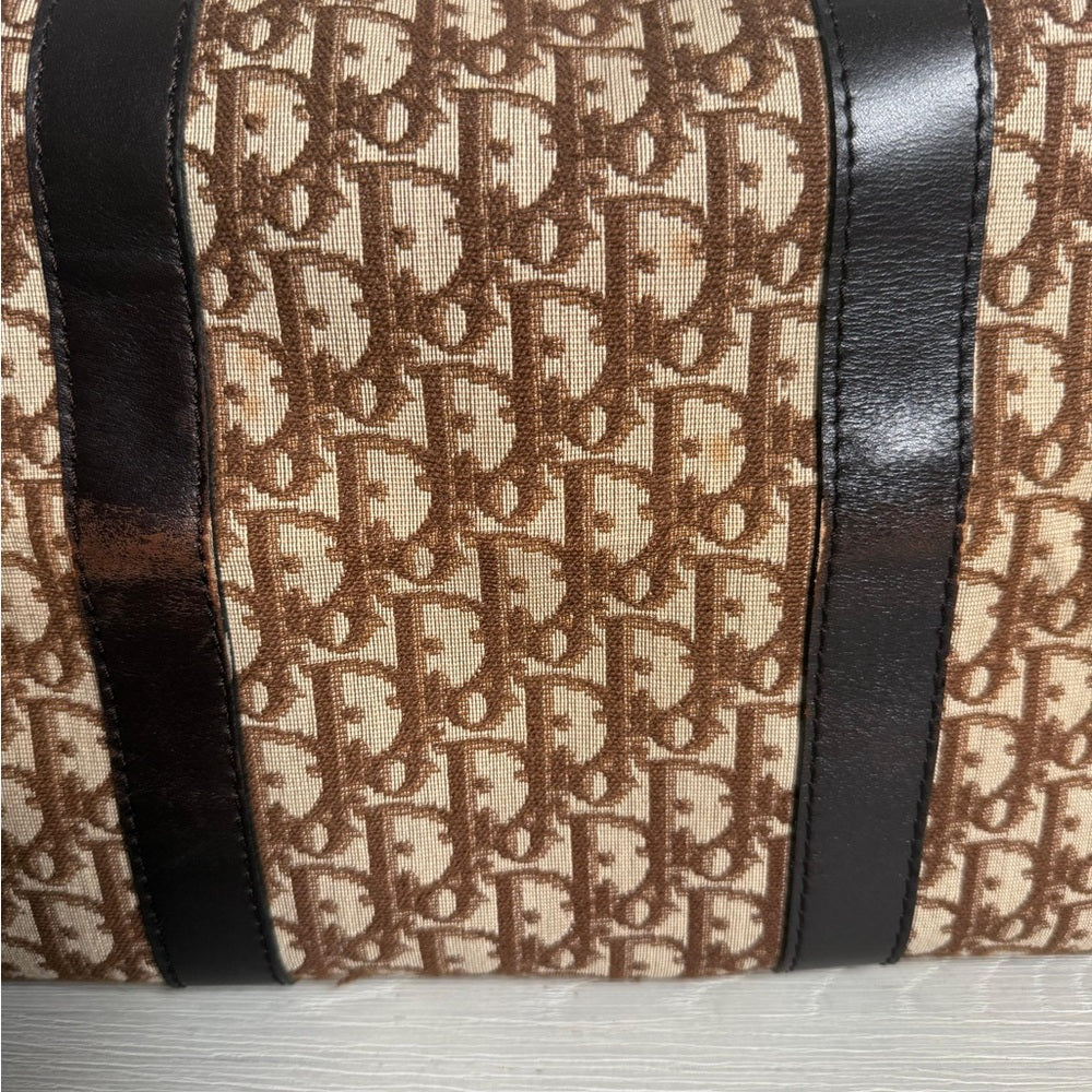 Dior Vintage Diorisssimo Monogram Brown Boston Bag