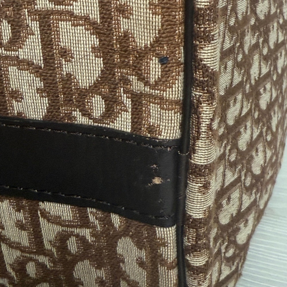 Dior Vintage Diorisssimo Monogram Brown Boston Bag
