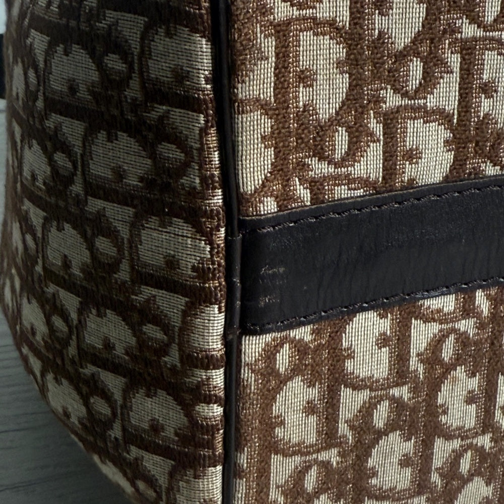 Dior Vintage Diorisssimo Monogram Brown Boston Bag