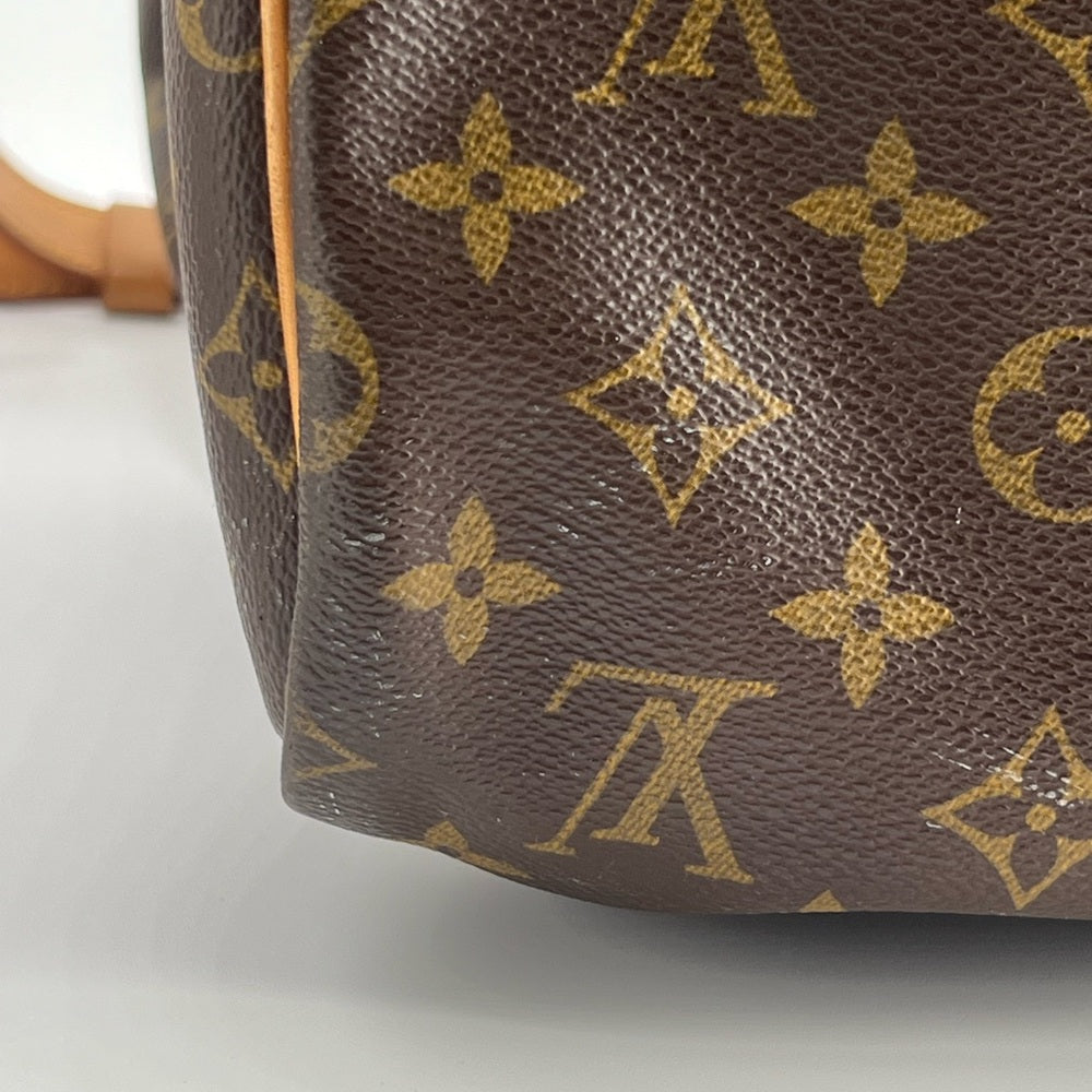 Louis Vuitton Keepall Bandoulière 55 Brown Monogram Canvas Duffel BaG