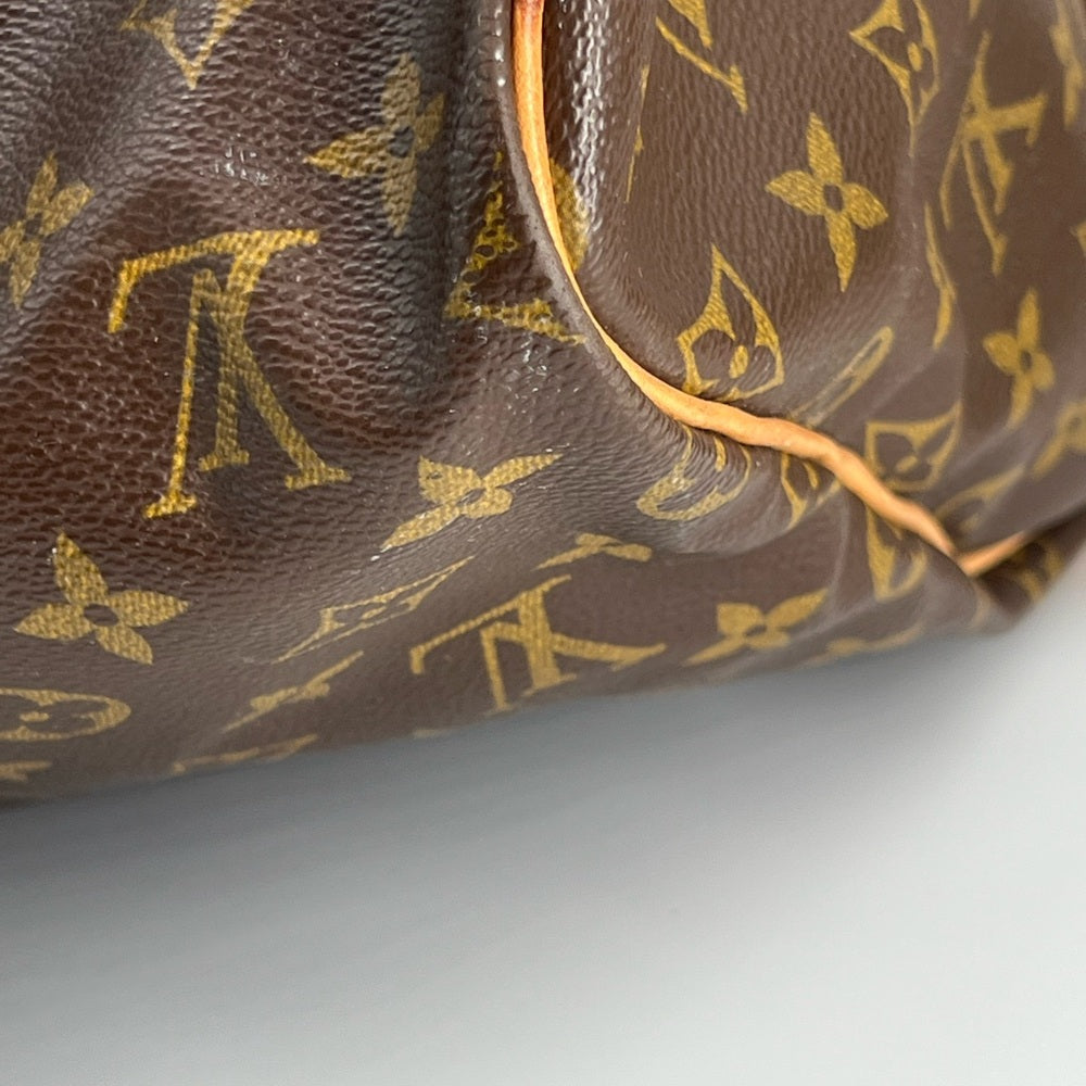 Louis Vuitton Keepall Bandoulière 55 Brown Monogram Canvas Duffel BaG