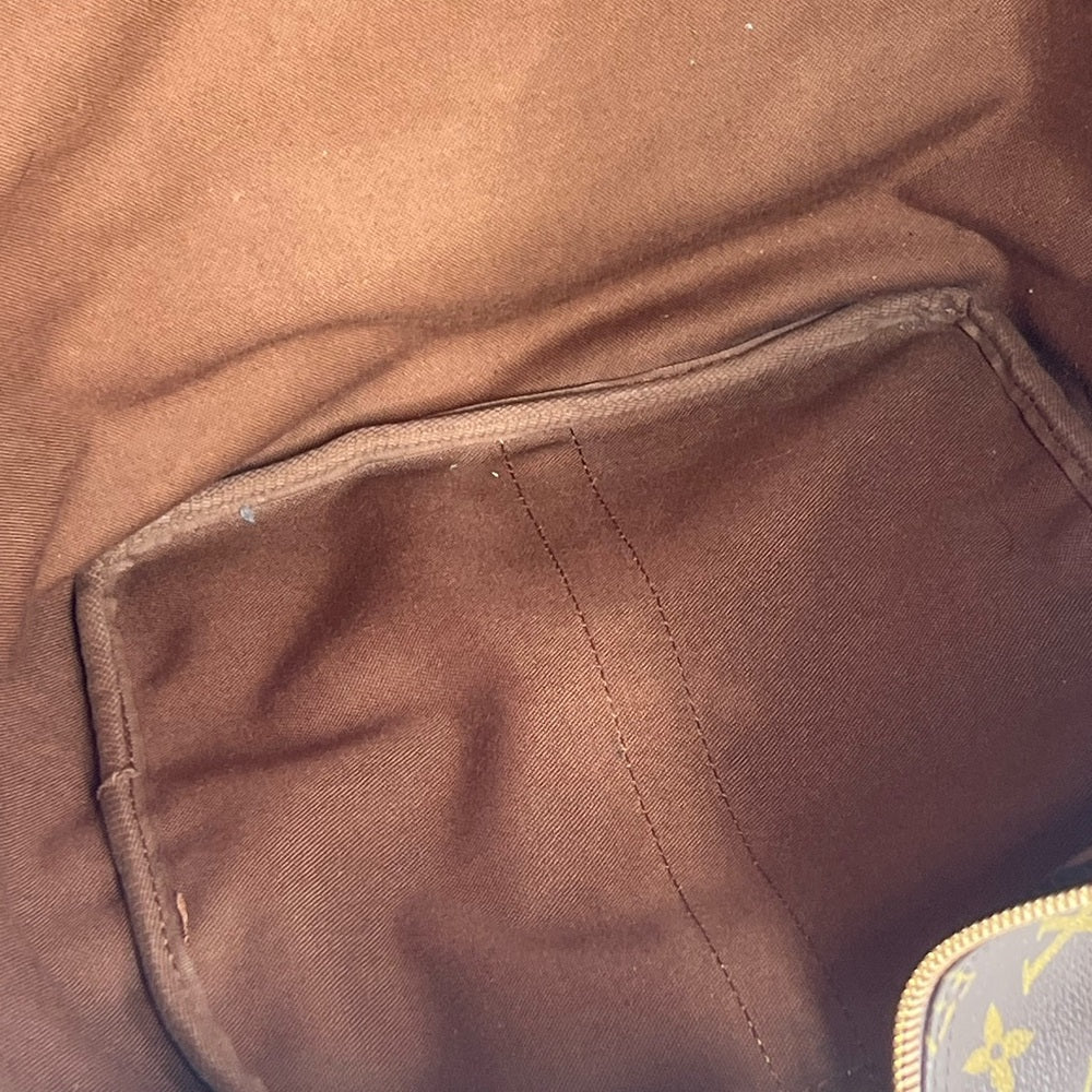 Louis Vuitton Keepall Bandoulière 55 Brown Monogram Canvas Duffel BaG