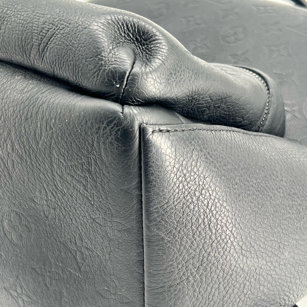 Louis Vuitton Monogram Shadow Discovery Backpack PM Black Leather