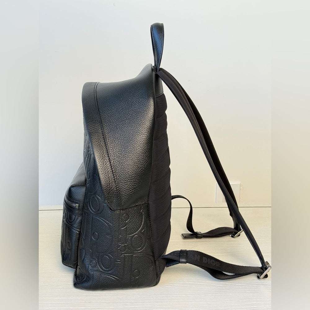 Christian Dior Rider 2.0 Backpack Gravity Black Leather