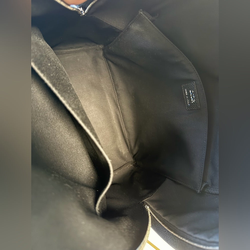 Christian Dior Rider 2.0 Backpack Gravity Black Leather