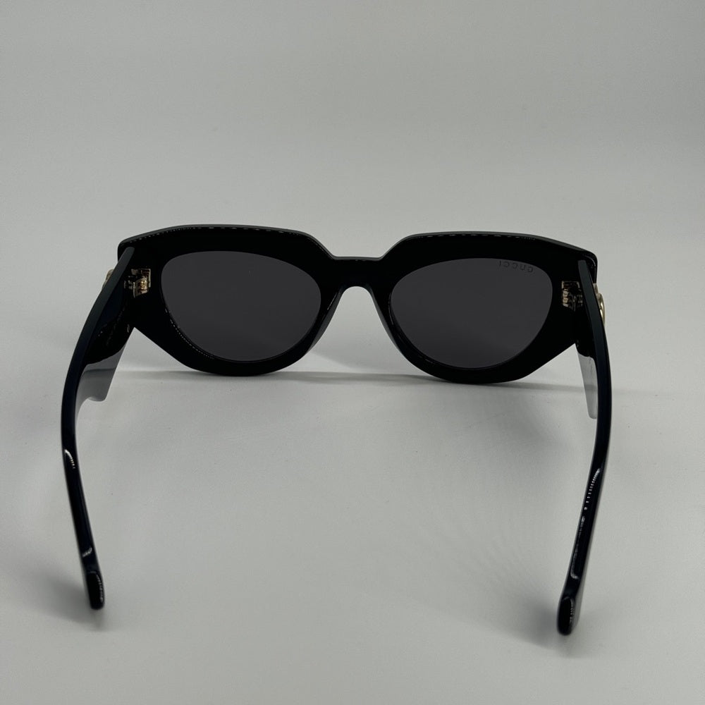 Gucci Black and Gold Sunglasses GG1421S Size 51/20