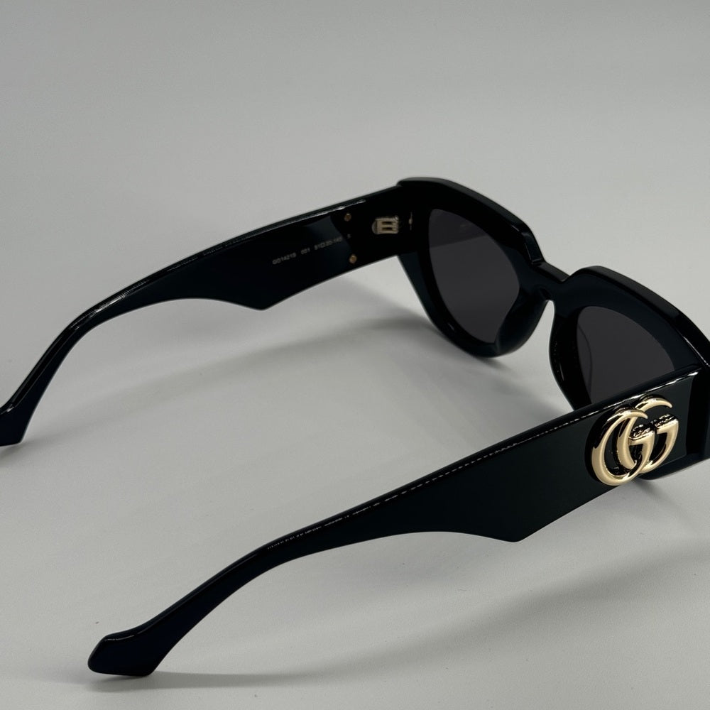Gucci Black and Gold Sunglasses GG1421S Size 51/20