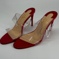 Christian Louboutin Just Nothing Heels Slide Sandals size 36.5