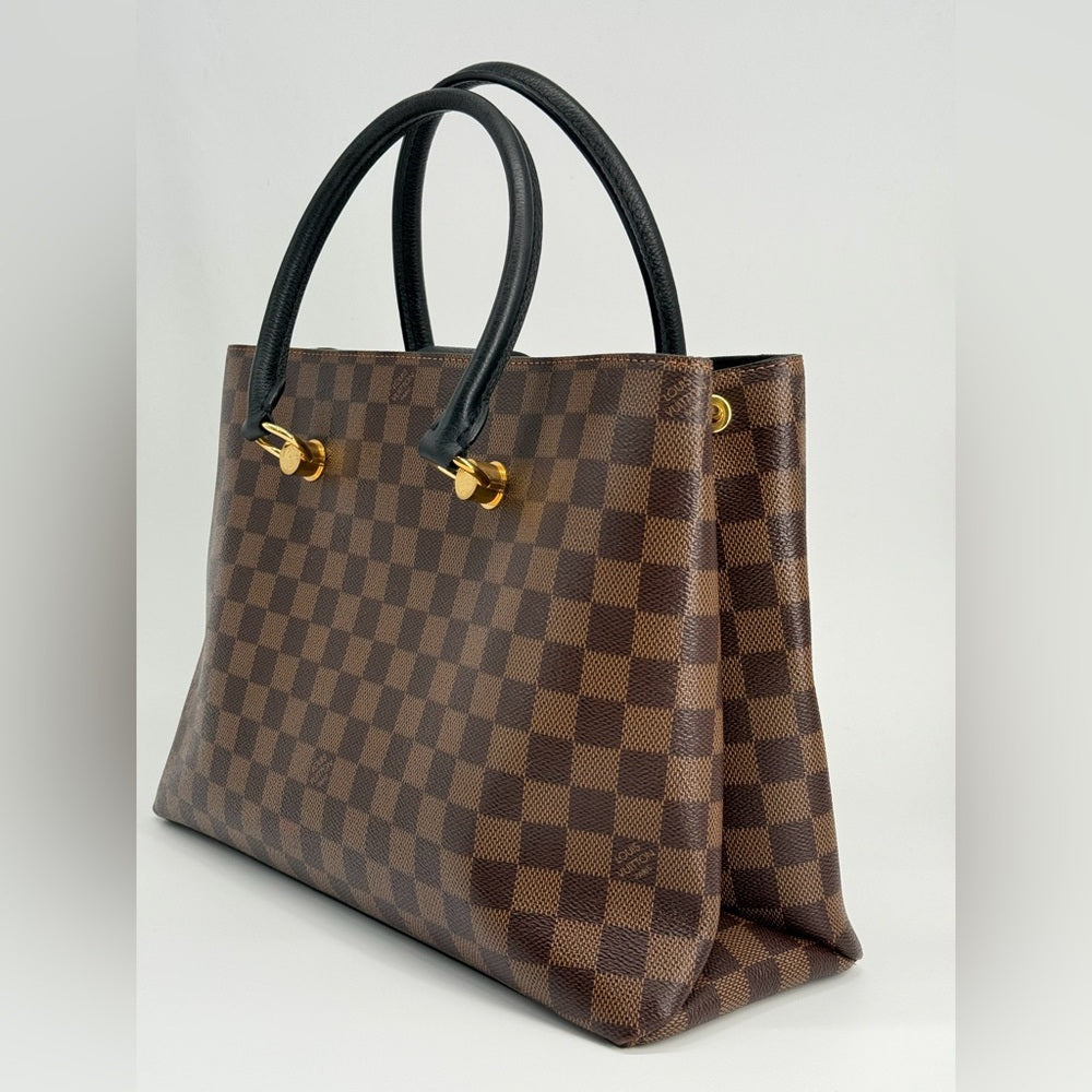 Louis Vuitton Damier Ebene Riverside Tote Bag