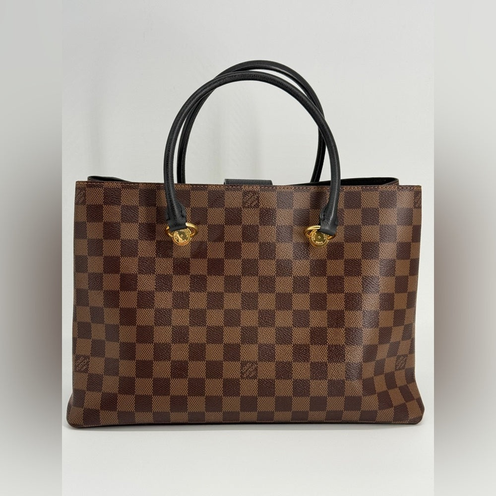 Louis Vuitton Damier Ebene Riverside Tote Bag