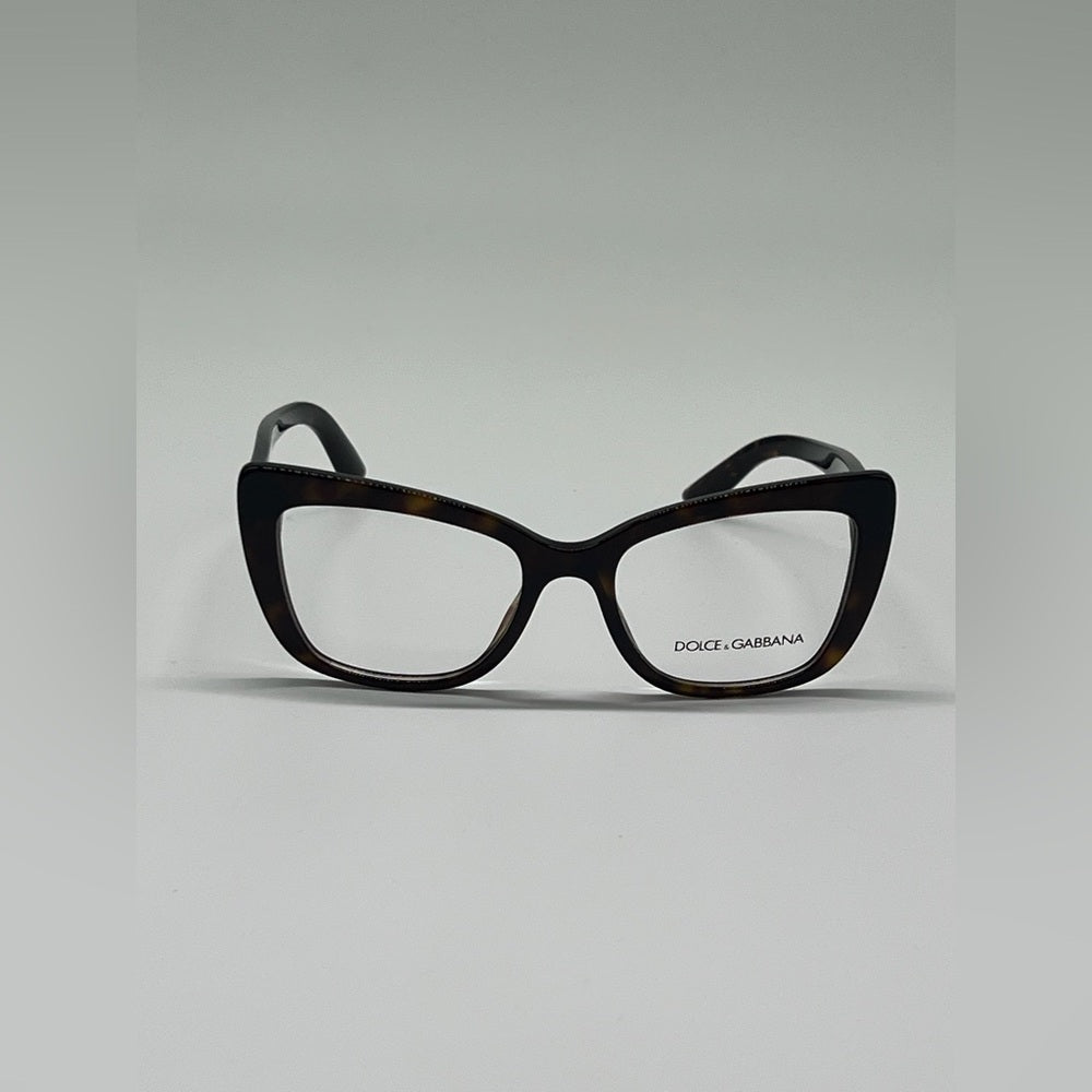Dolce & Gabbana Eyeglasses DG 3308 502 53-18 Tortoise Gold Frame