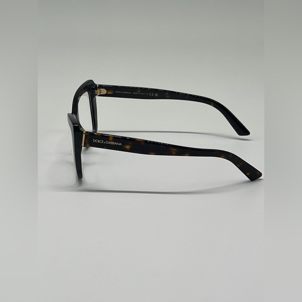 Dolce & Gabbana Eyeglasses DG 3308 502 53-18 Tortoise Gold Frame