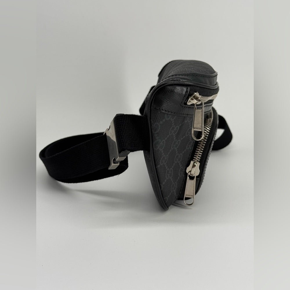 Gucci Supreme Monogram Canvas Interlocking G Patch Belt Bag