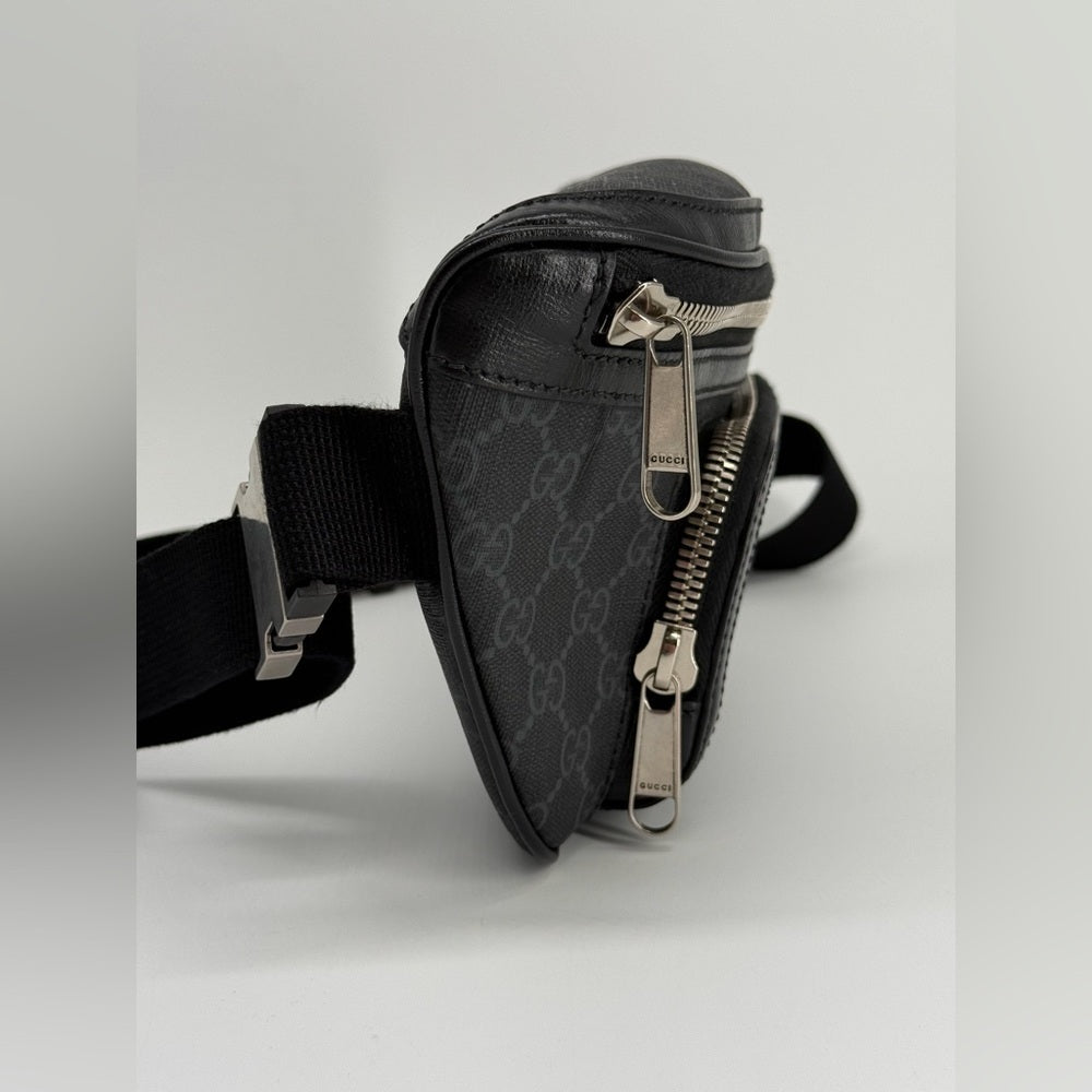 Gucci Supreme Monogram Canvas Interlocking G Patch Belt Bag