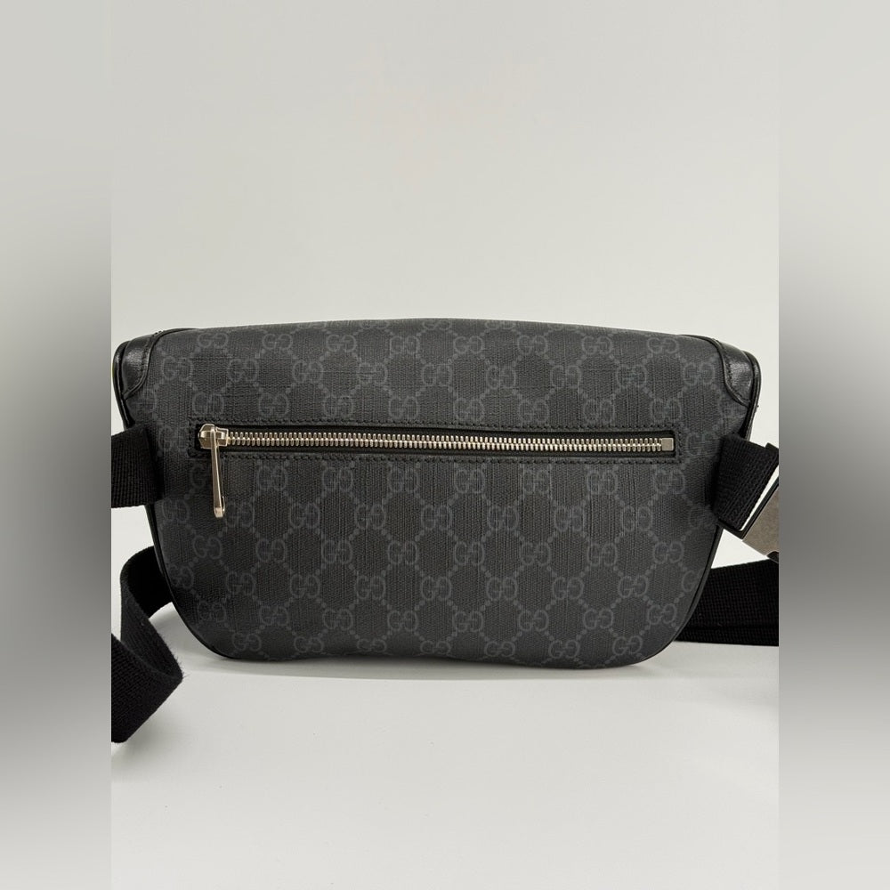Gucci Supreme Monogram Canvas Interlocking G Patch Belt Bag