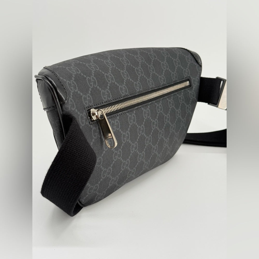 Gucci Supreme Monogram Canvas Interlocking G Patch Belt Bag