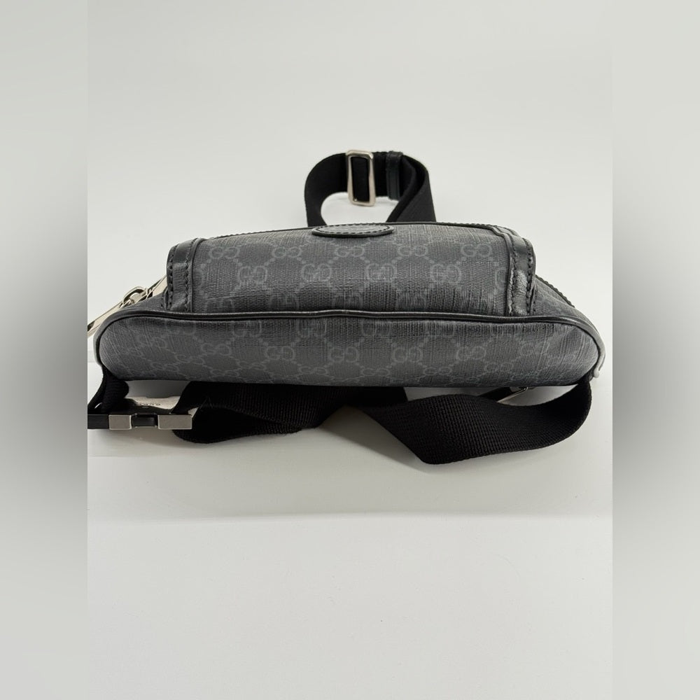 Gucci Supreme Monogram Canvas Interlocking G Patch Belt Bag