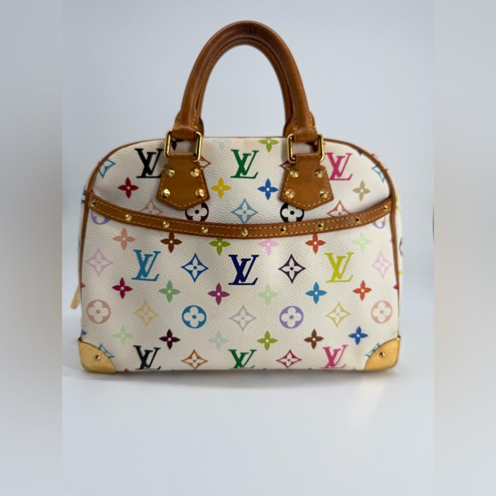 Louis Vuitton Trouville Top Handles Bag Multicolor Canvas