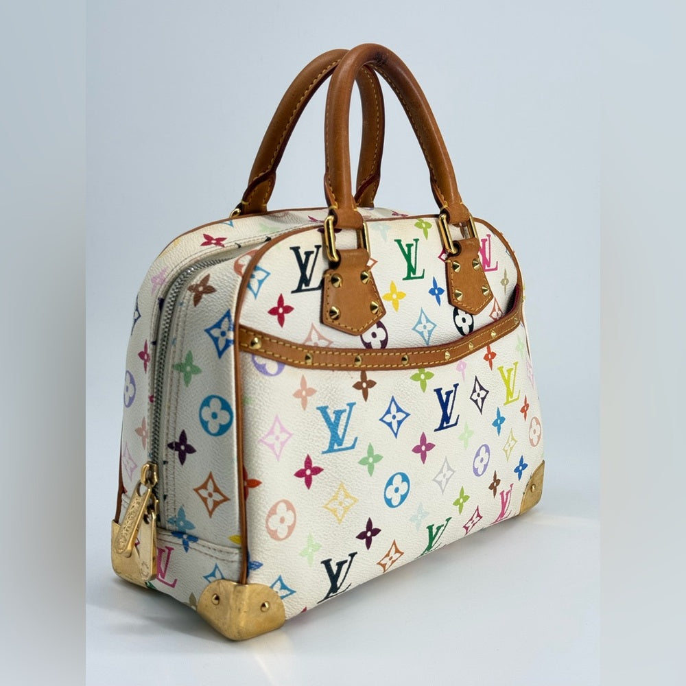 Louis Vuitton Trouville Top Handles Bag Multicolor Canvas