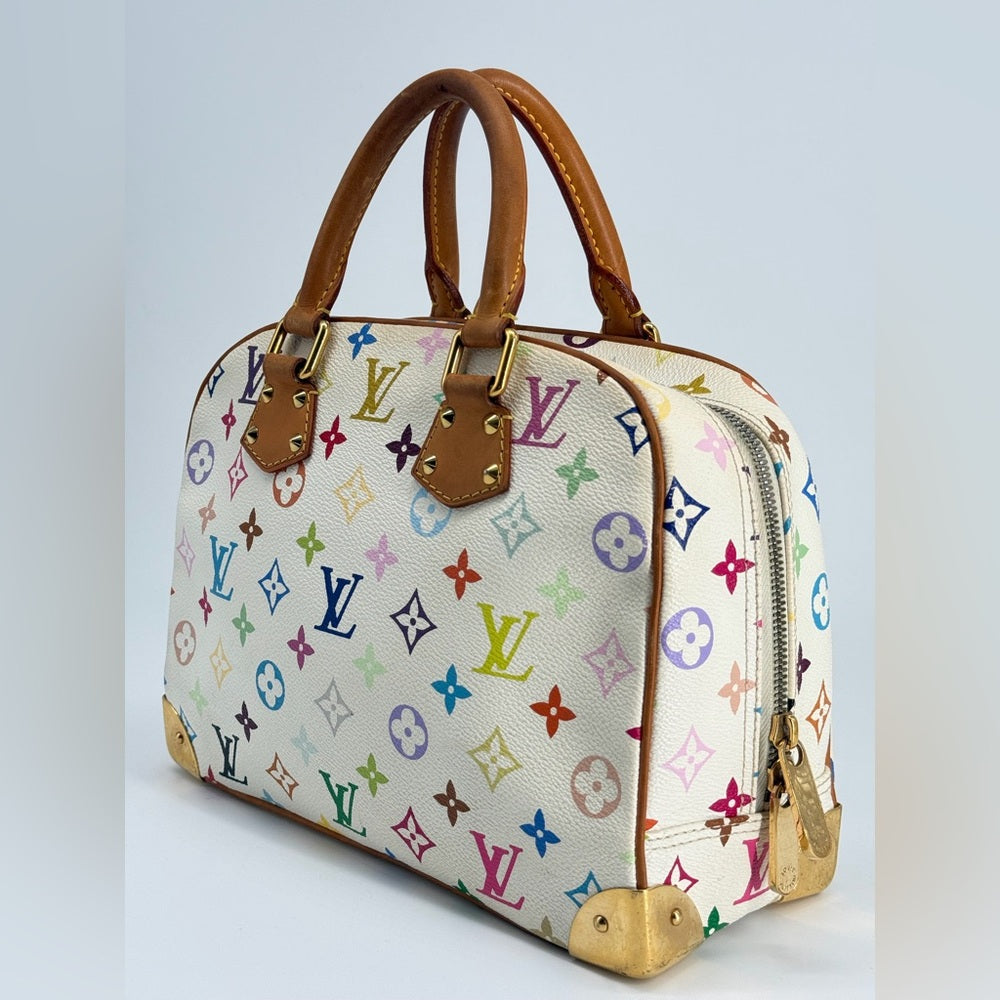 Louis Vuitton Trouville Top Handles Bag Multicolor Canvas