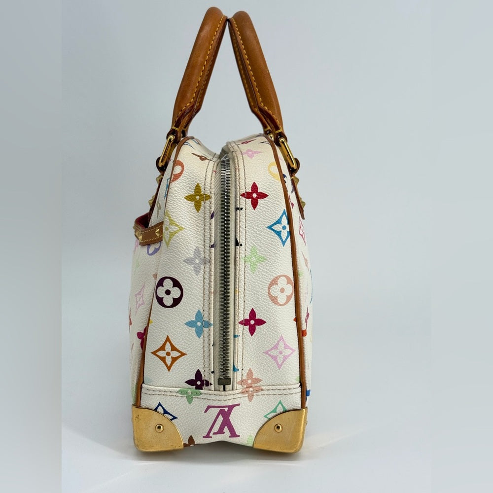 Louis Vuitton Trouville Top Handles Bag Multicolor Canvas