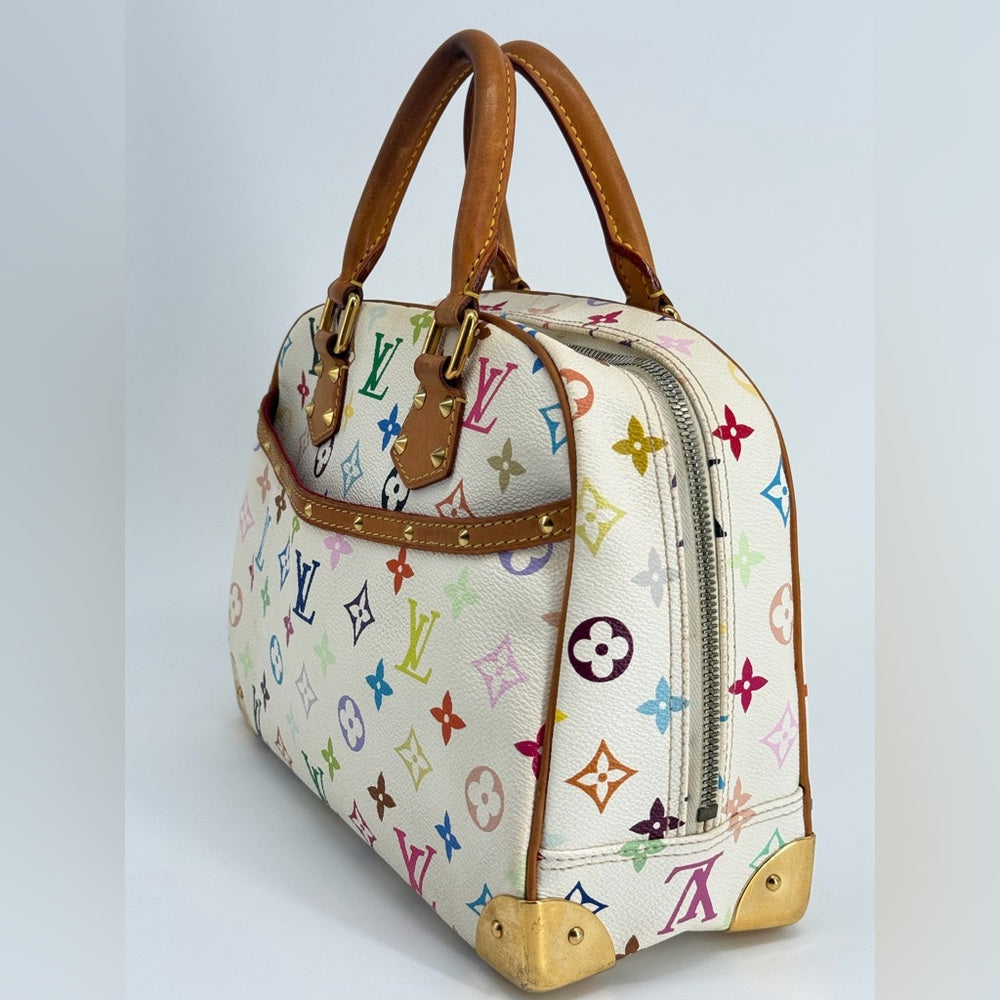 Louis Vuitton Trouville Top Handles Bag Multicolor Canvas
